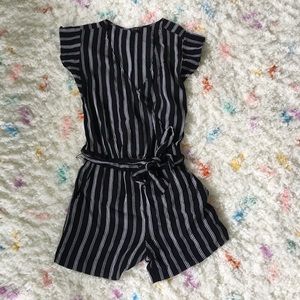 Striped romper